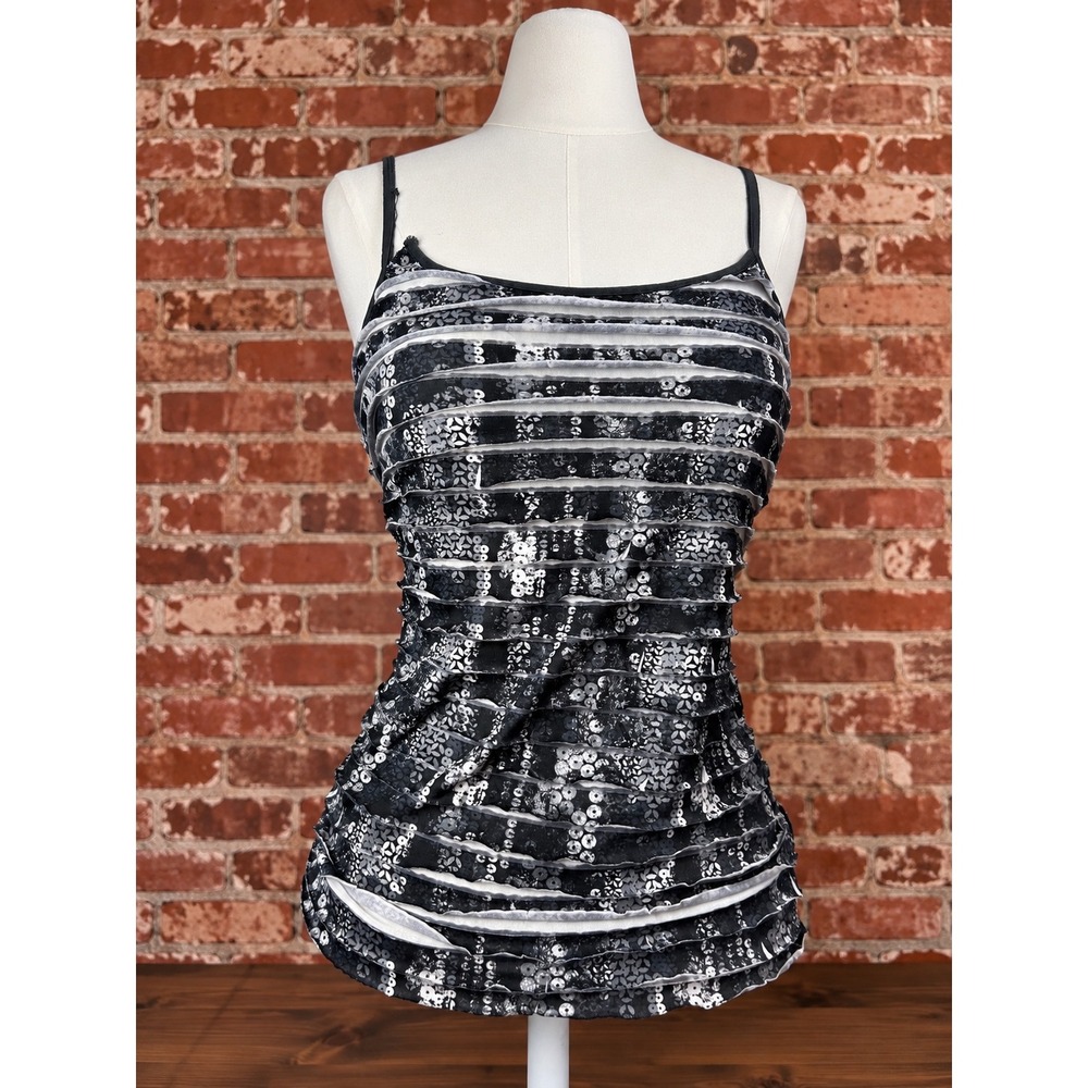 Energie Y2K XS Camisole Tank Top McBling 2000s Grunge Glam Clubwear *READ
